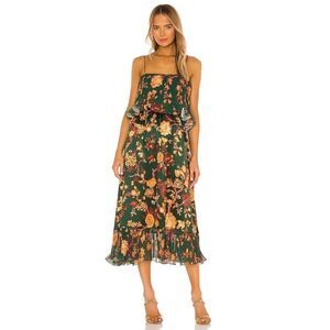 AMUR | Dresses | Amur Womens Dannie Pleated Midi Dress Red | Poshmark